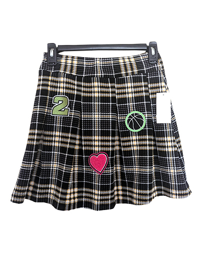 #BLACK BEAUTY PATCH SKIRT